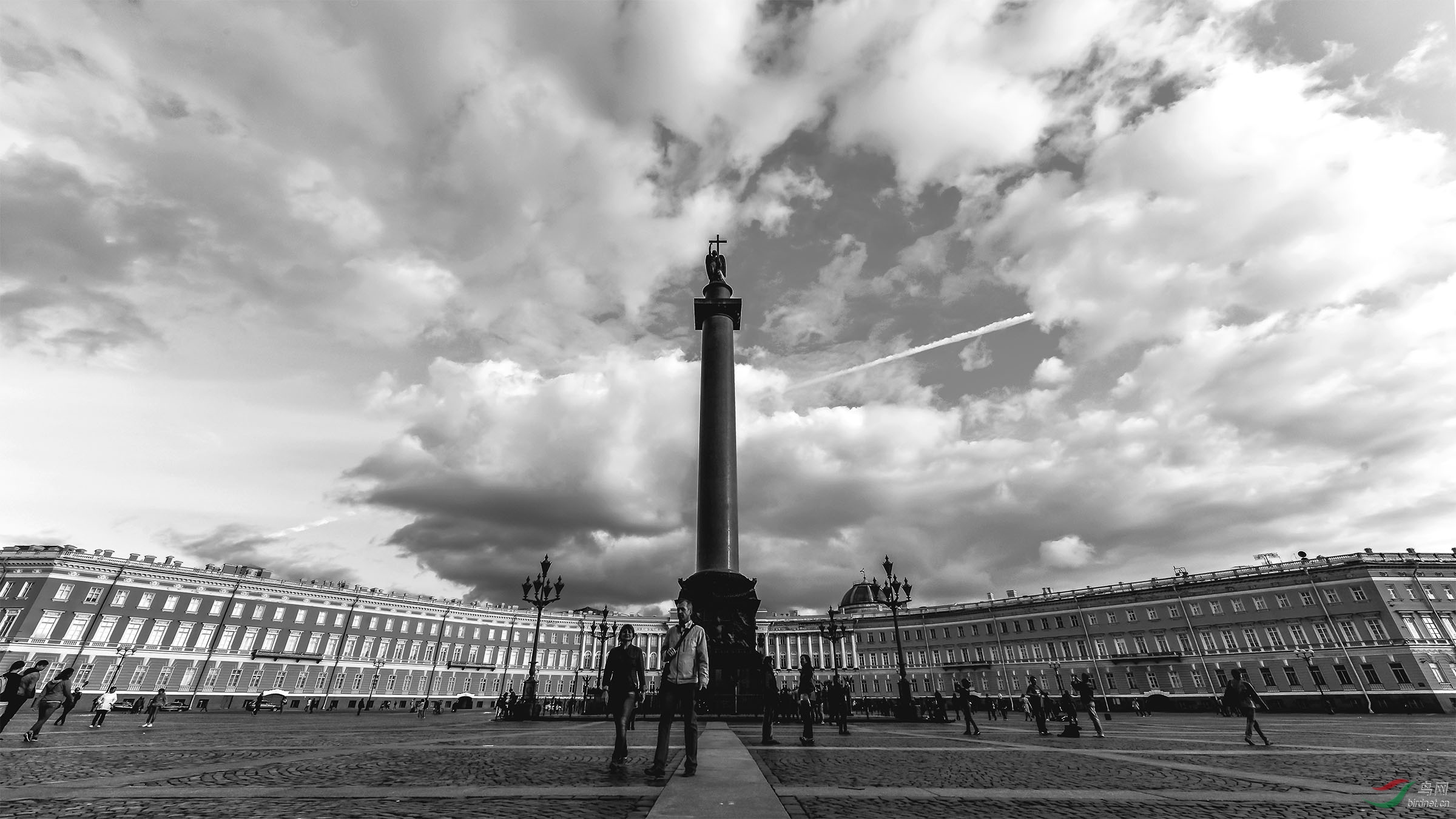 冬宫广场-亚历山大纪念柱