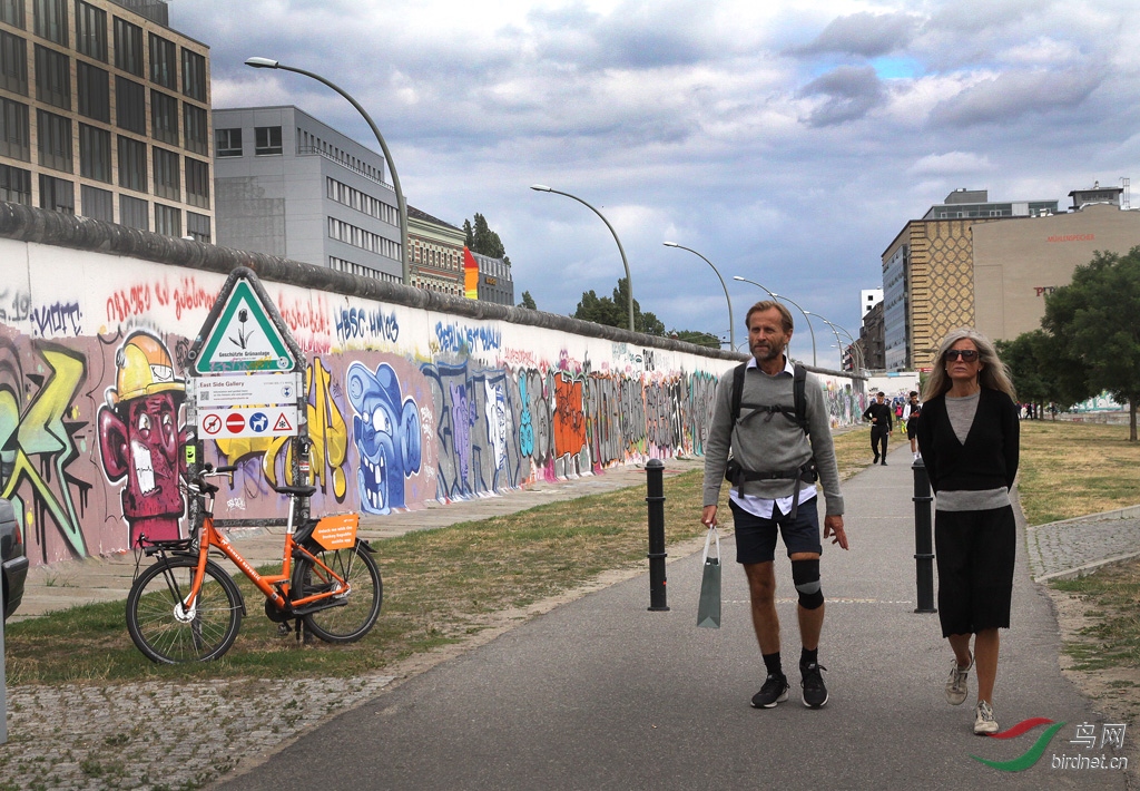 【19年游德国】艺术家在柏林墙涂鸦