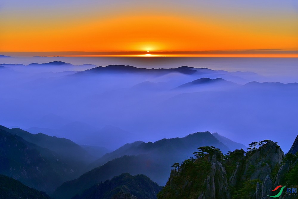 黄山日出