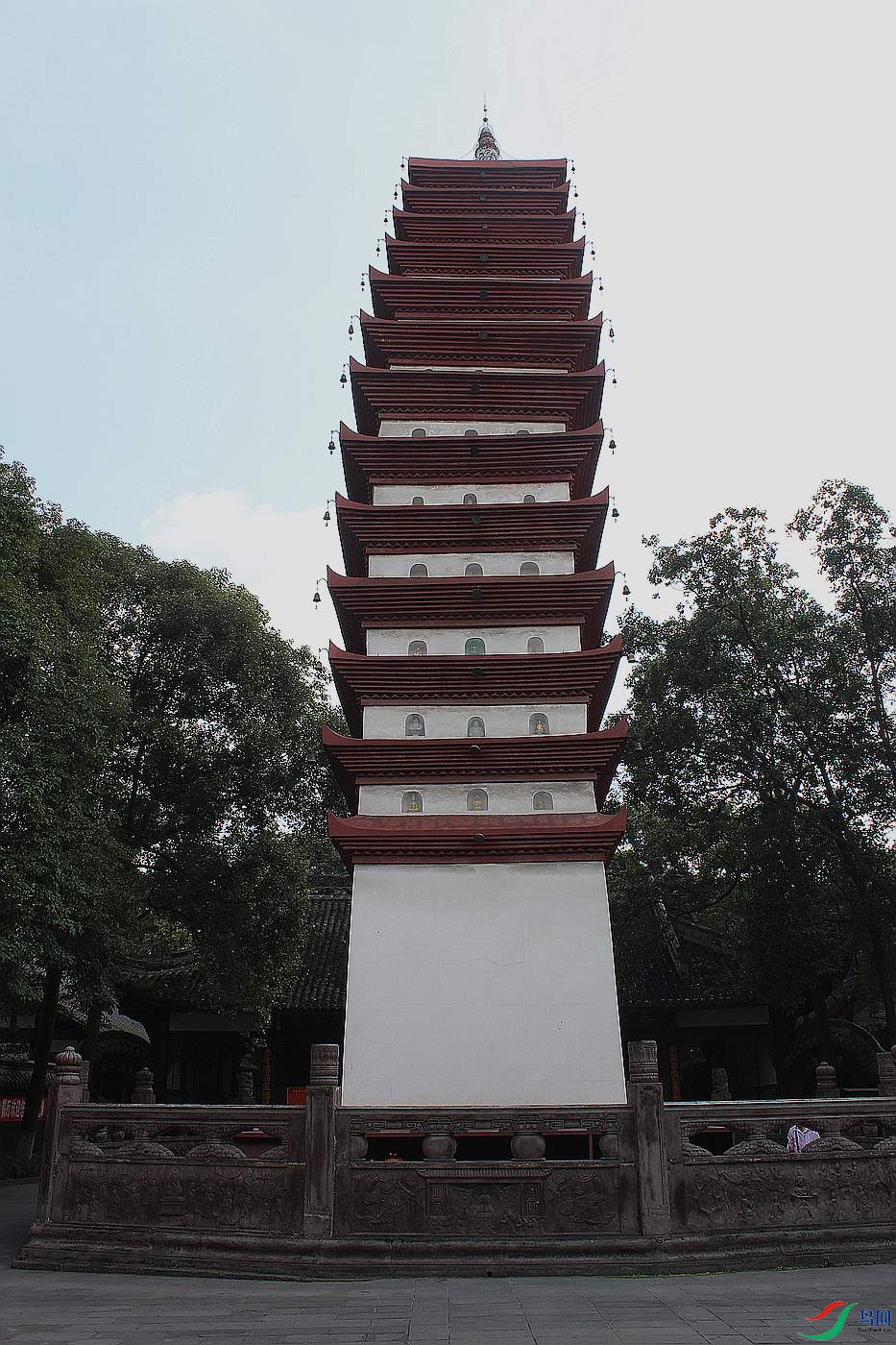 成都宝光寺的斜塔