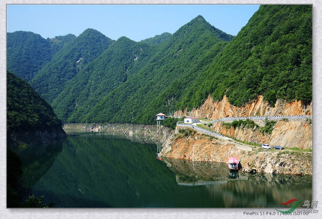 氏縣湯河水庫庫長四公里一路之上山清水秀風光旖旎攝影人的好去處