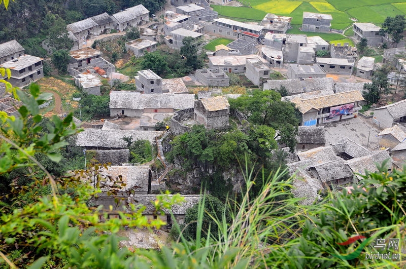贵州镇宁高荡布依石头寨