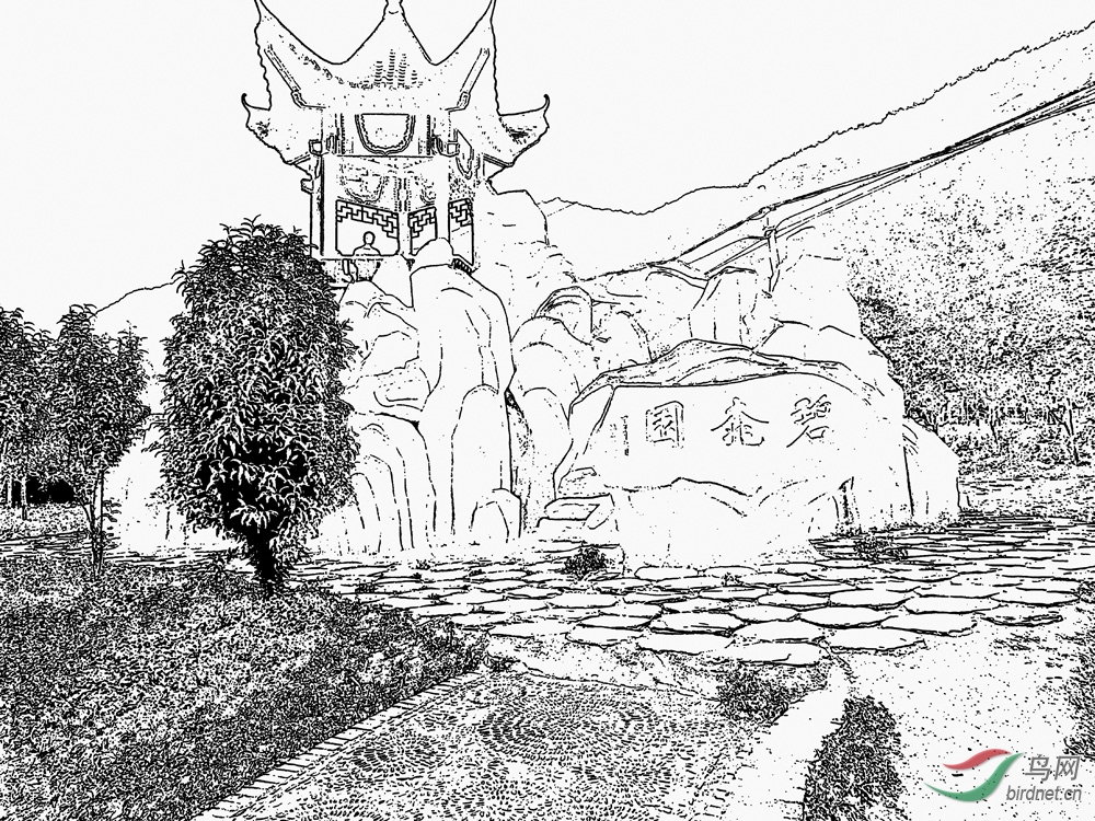 宝鸡古鱼公园素描