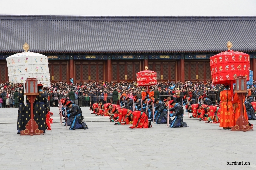 天坛皇上祭天表演
