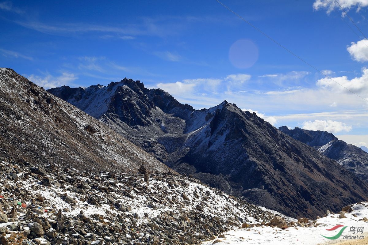 抵达海拔5050米的雀儿山垭口