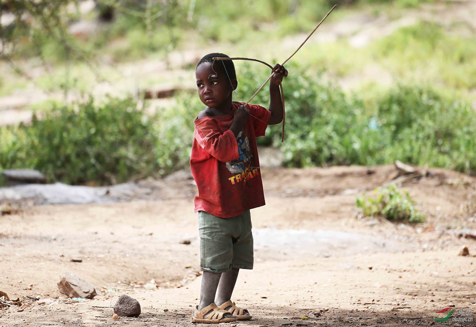 坦桑尼亚最原始部落哈德扎比儿童