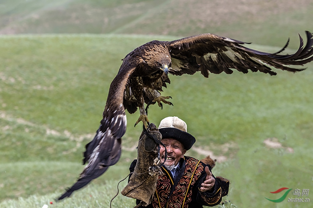 哈萨克族传统训鹰姑娘追