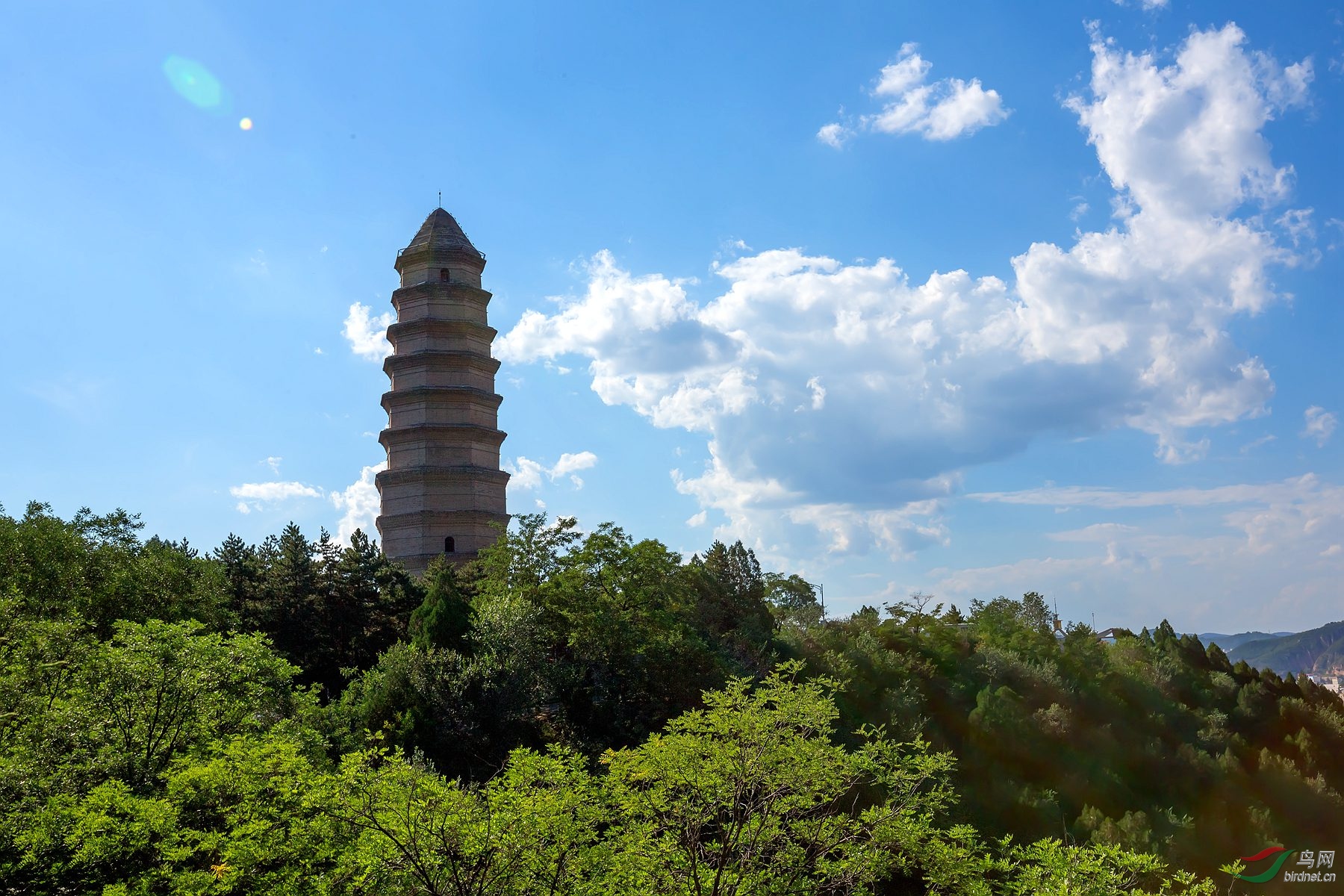 革命圣地延安——宝塔山