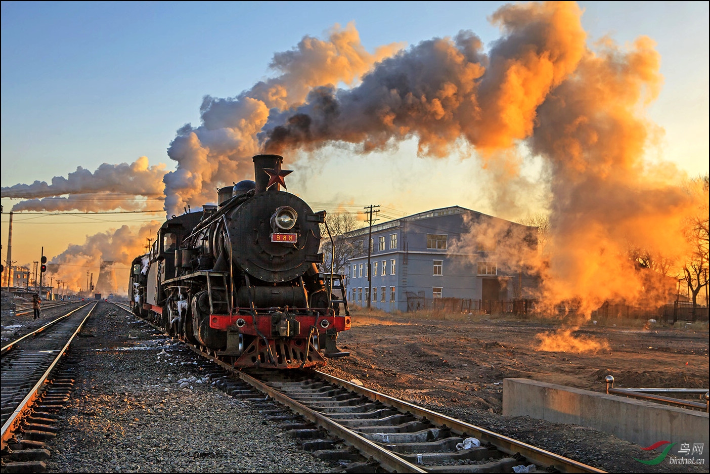 晨曲--蒸汽机车