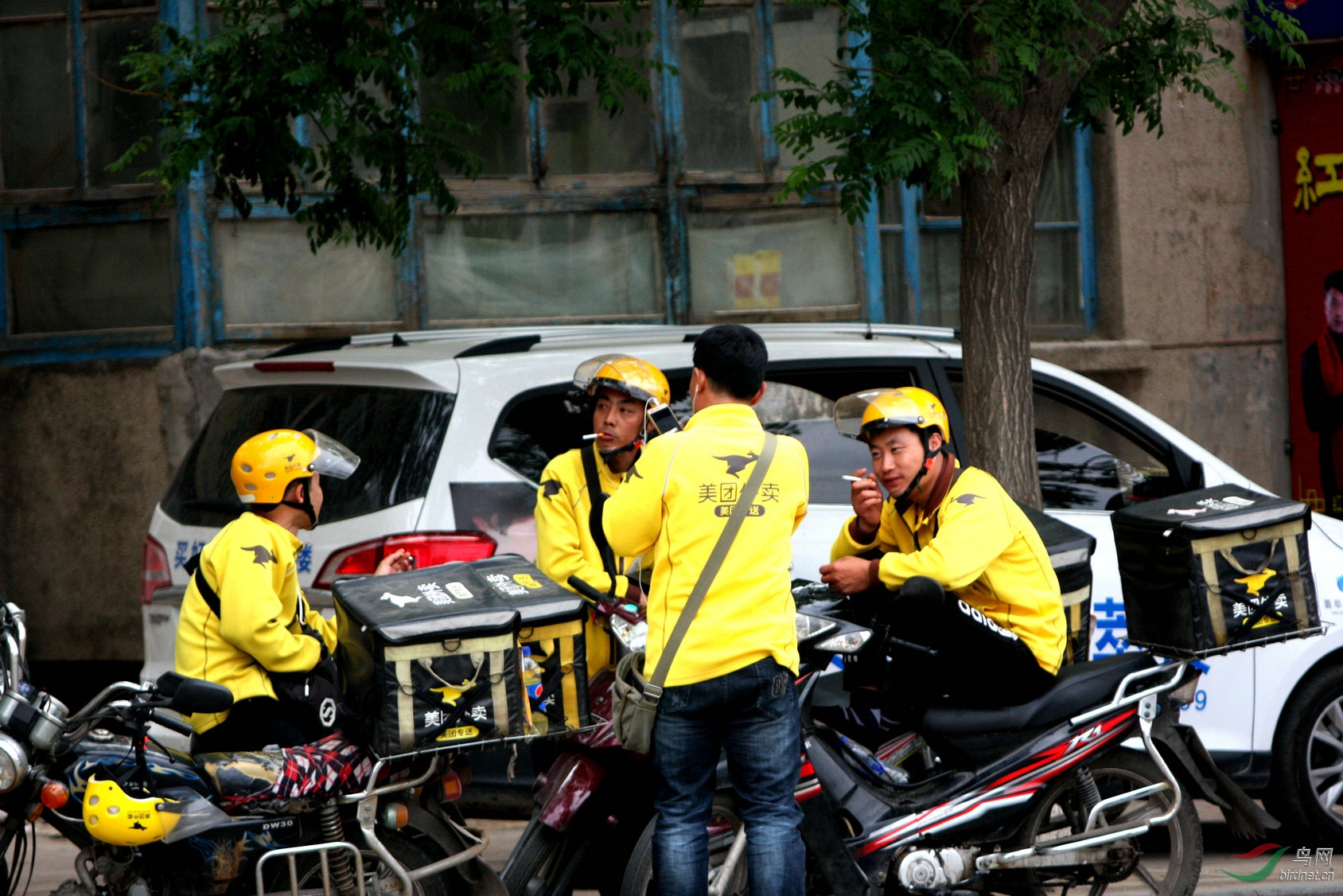 送外卖的