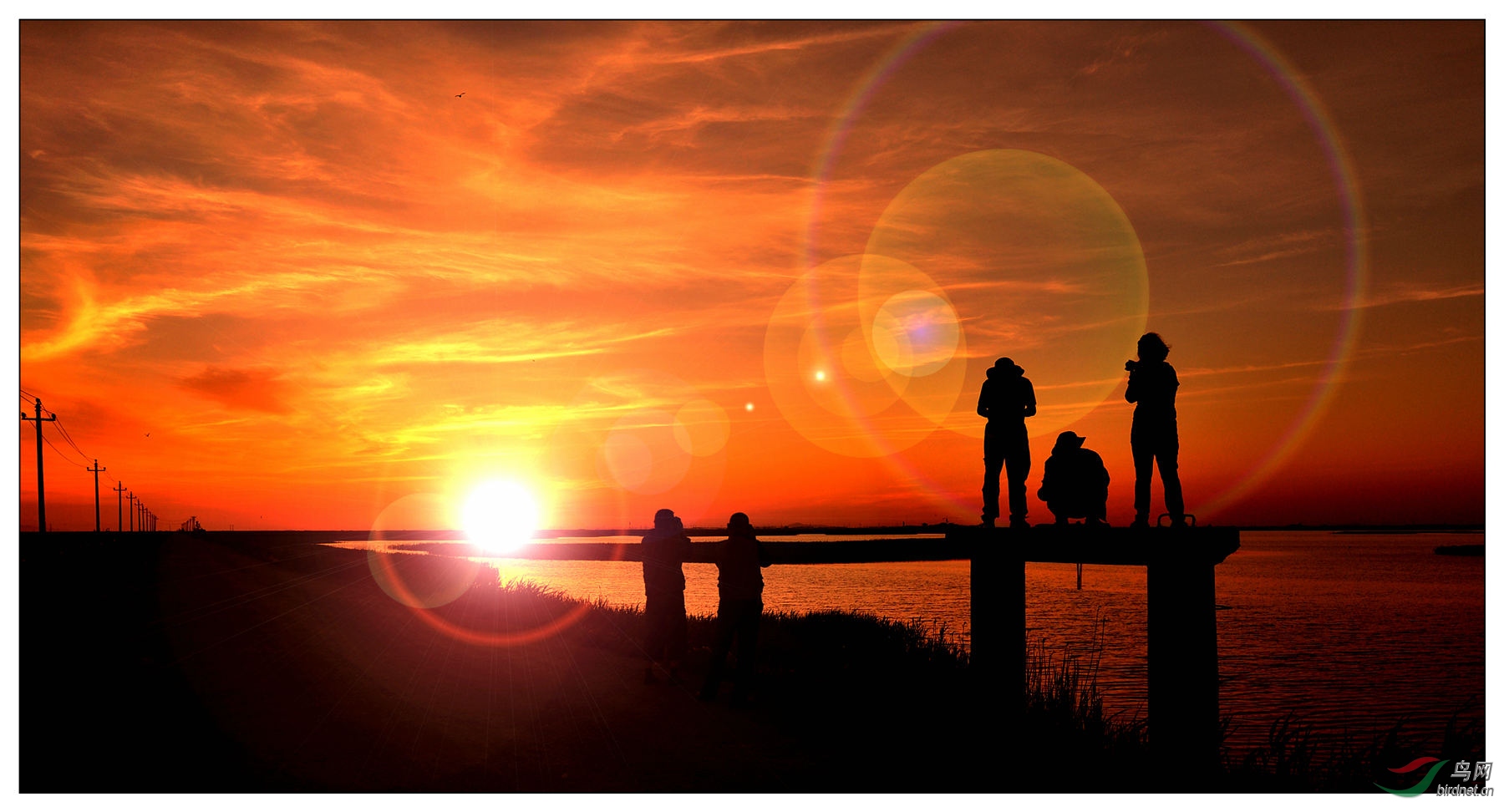 视觉日记追逐太阳的影人