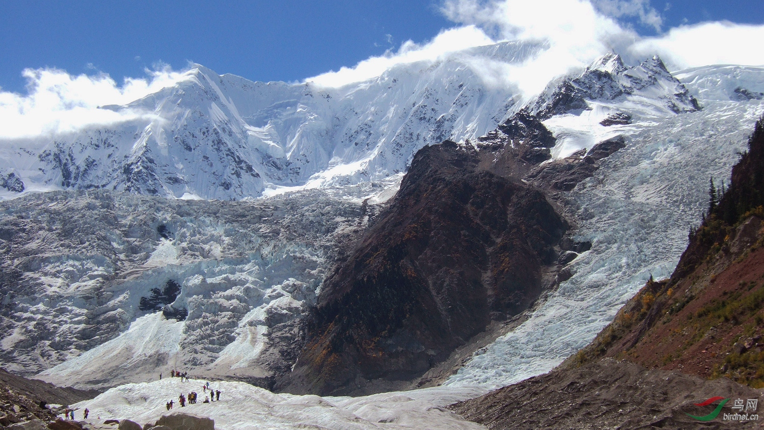 徒步米堆冰川