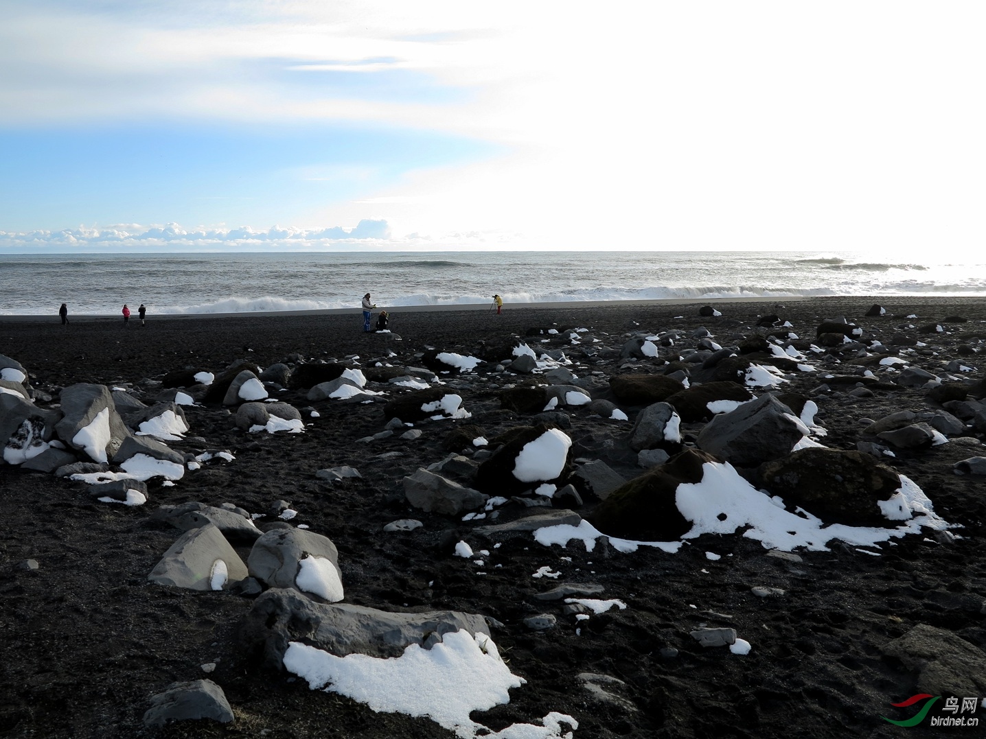 冰岛黑沙滩