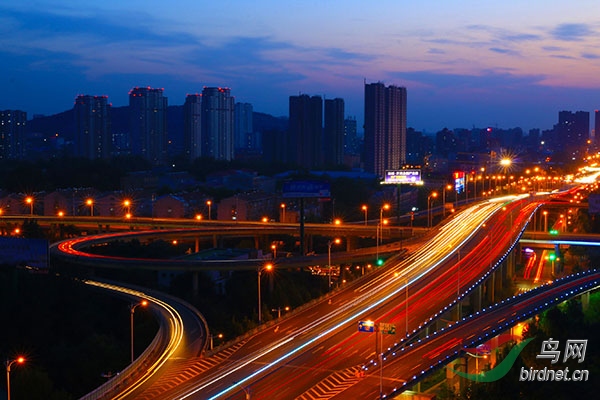 腊山立交桥夜景