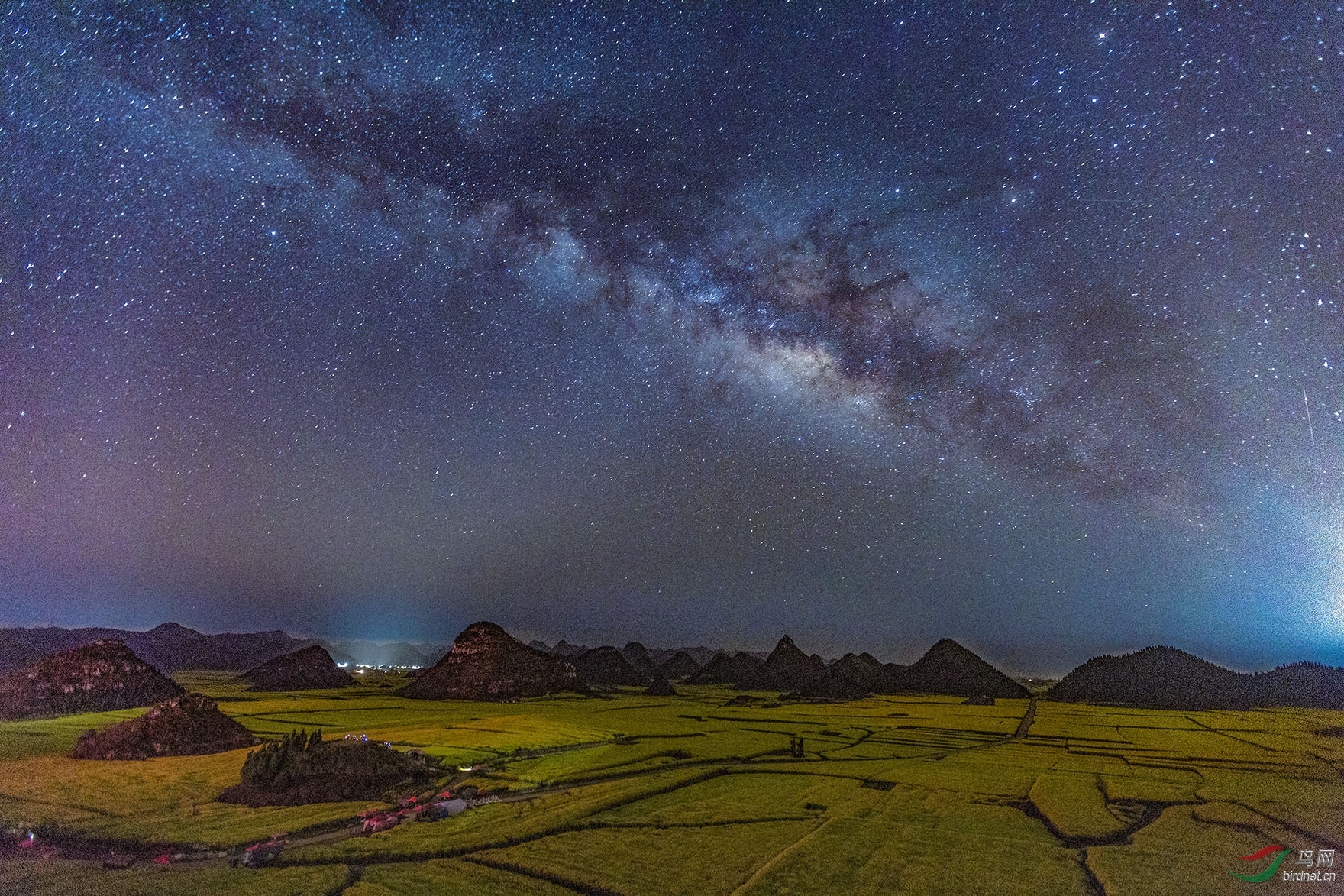 罗平油菜花银河