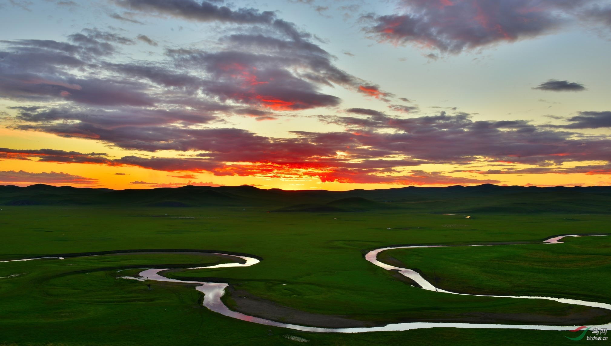 莫日格勒河的傍晚