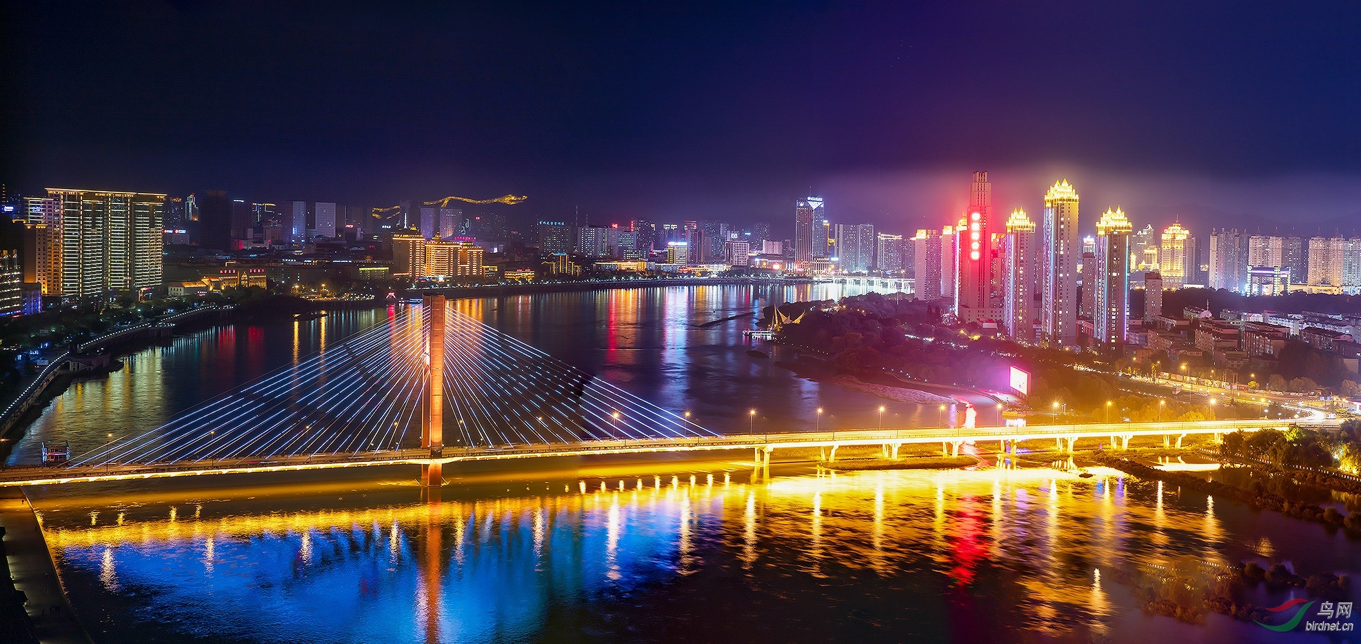 美丽的江城夜景