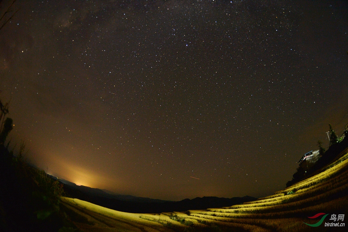 金秋时节的星空