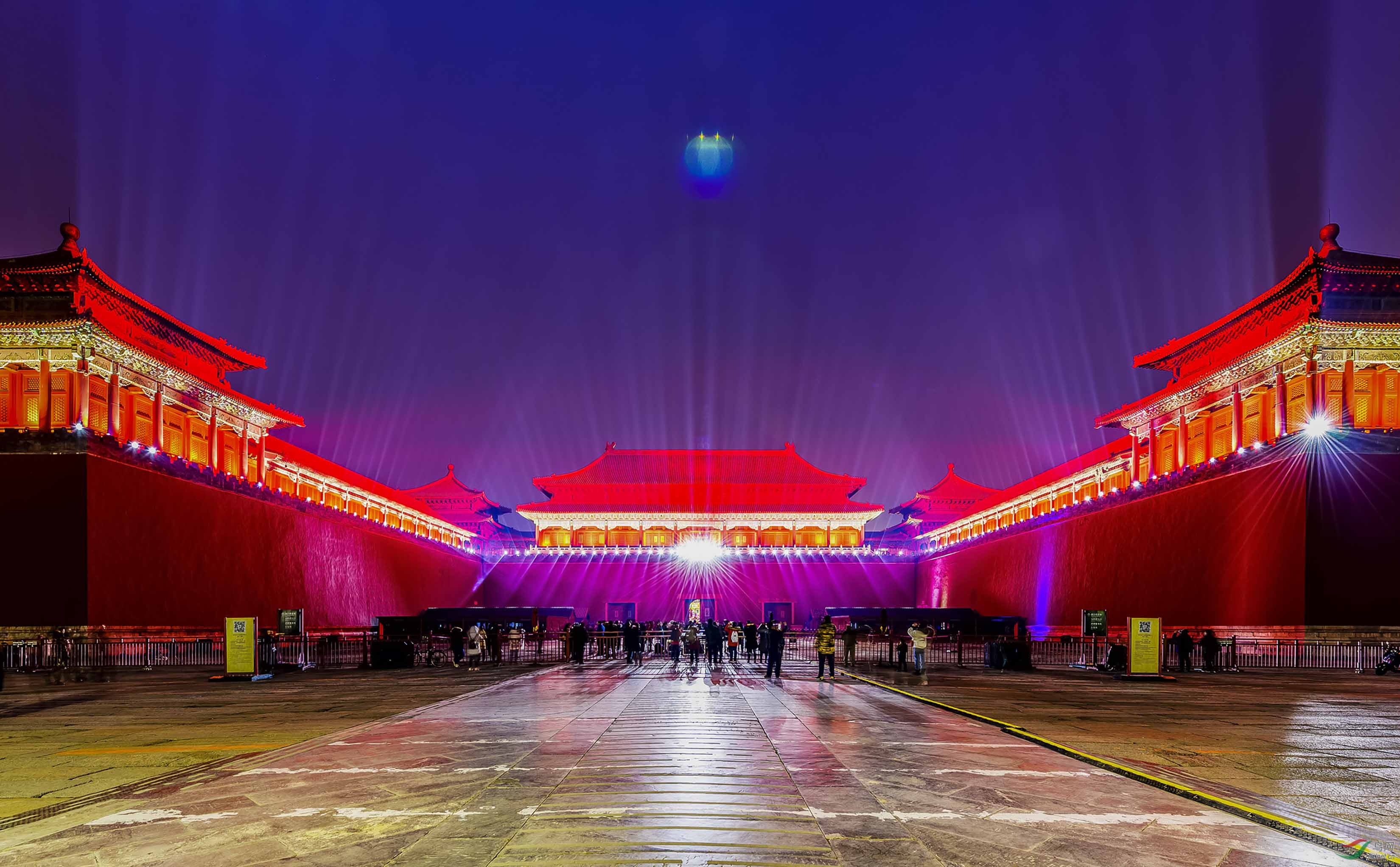 故宫午门上元之夜
