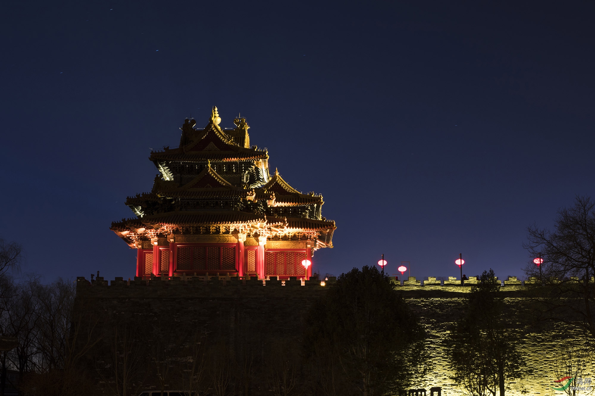 故宫角楼夜景