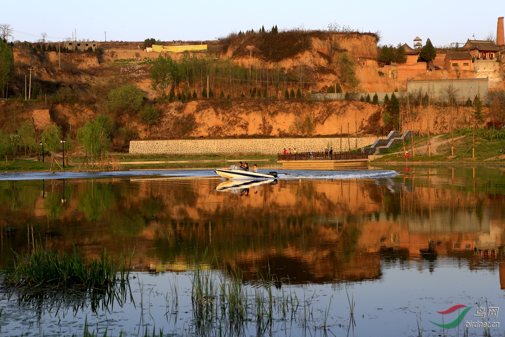 风光迤逦的漆水河湿地