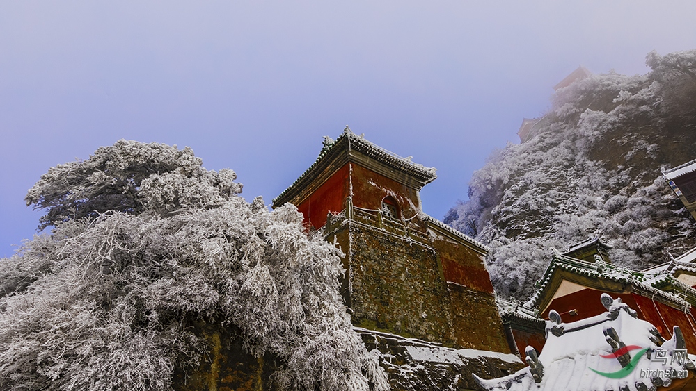 雪後武當山