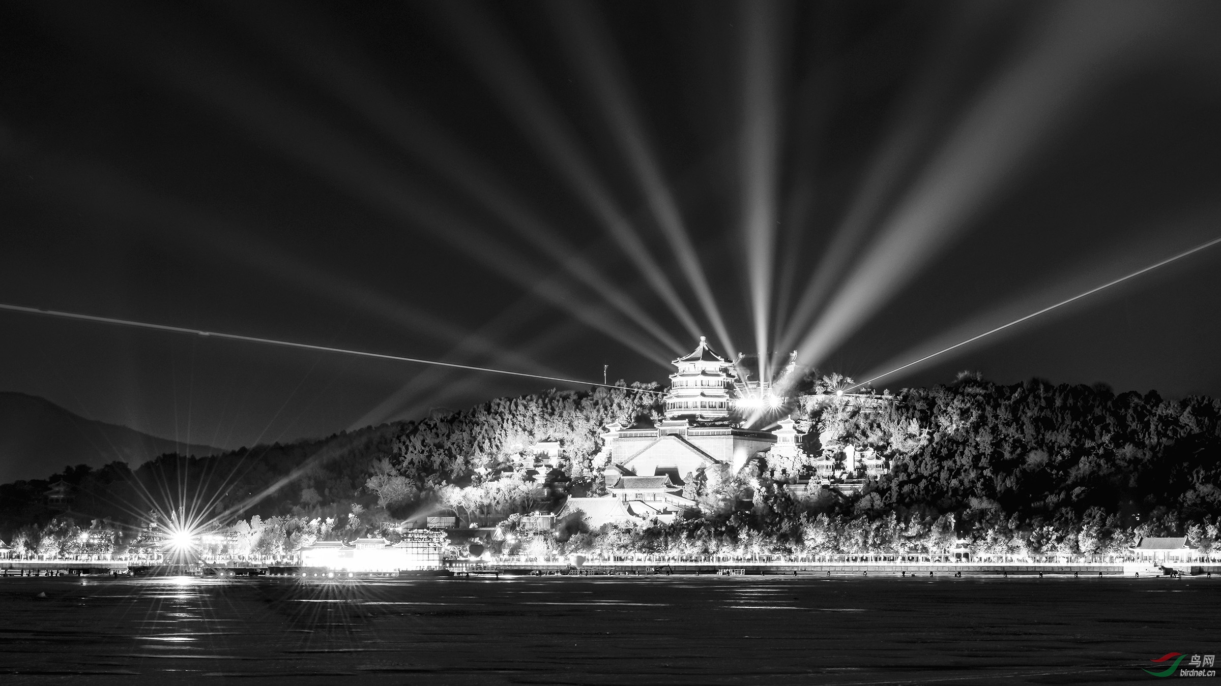 颐和园夜景