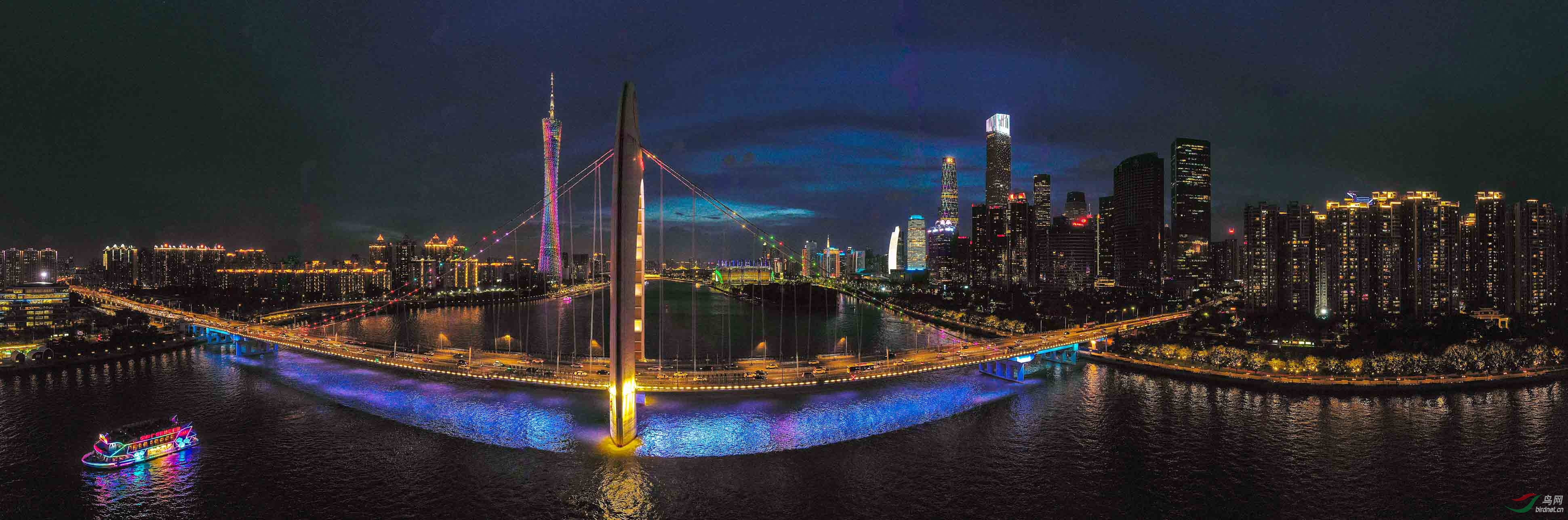 全景180度靓靓珠江