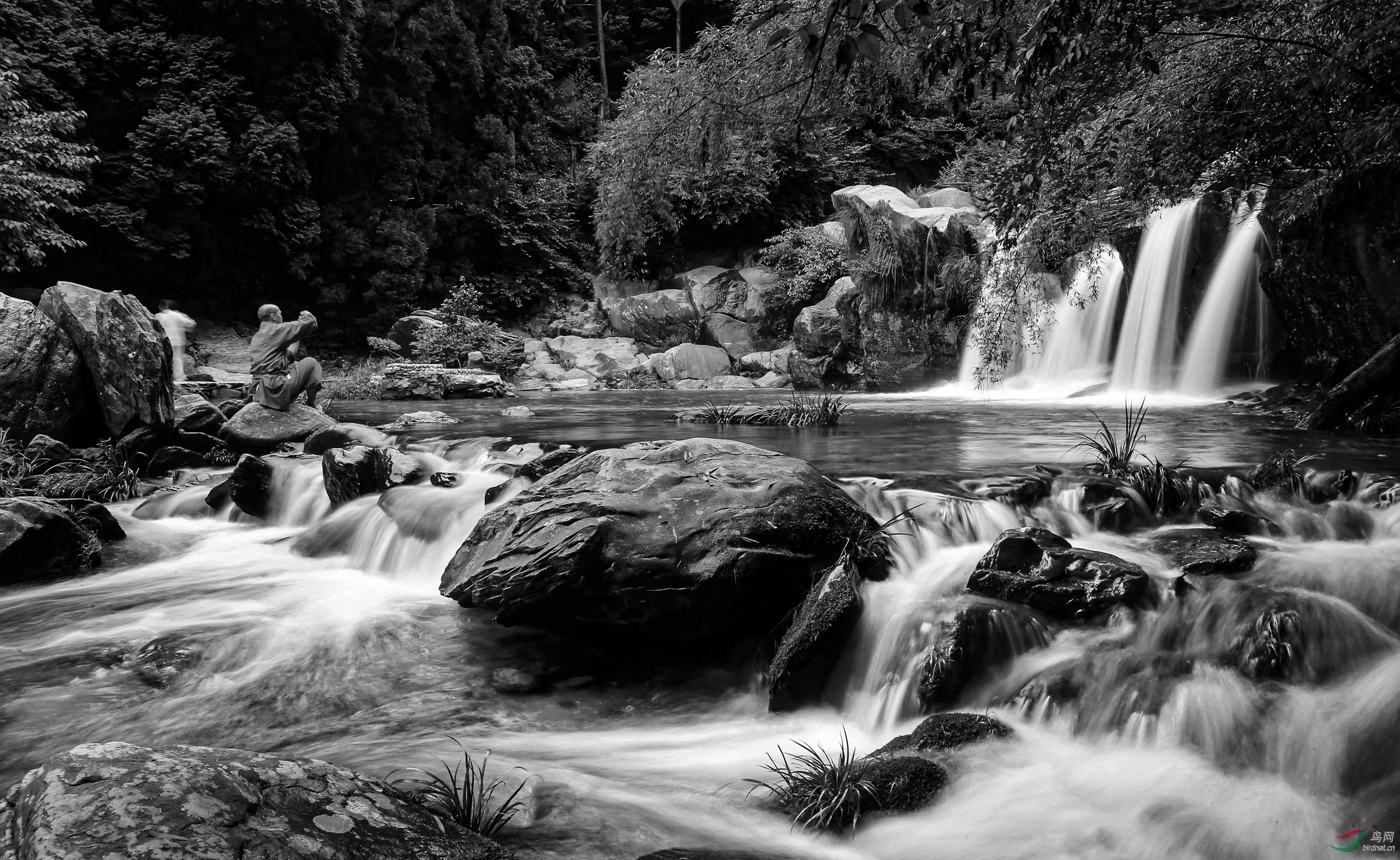 [风光] 禅意山水图------祝贺老师荣获黑白影像本版佳作!