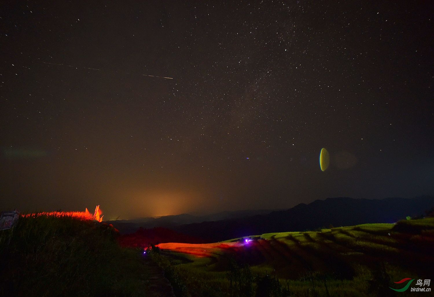 乡村夜景