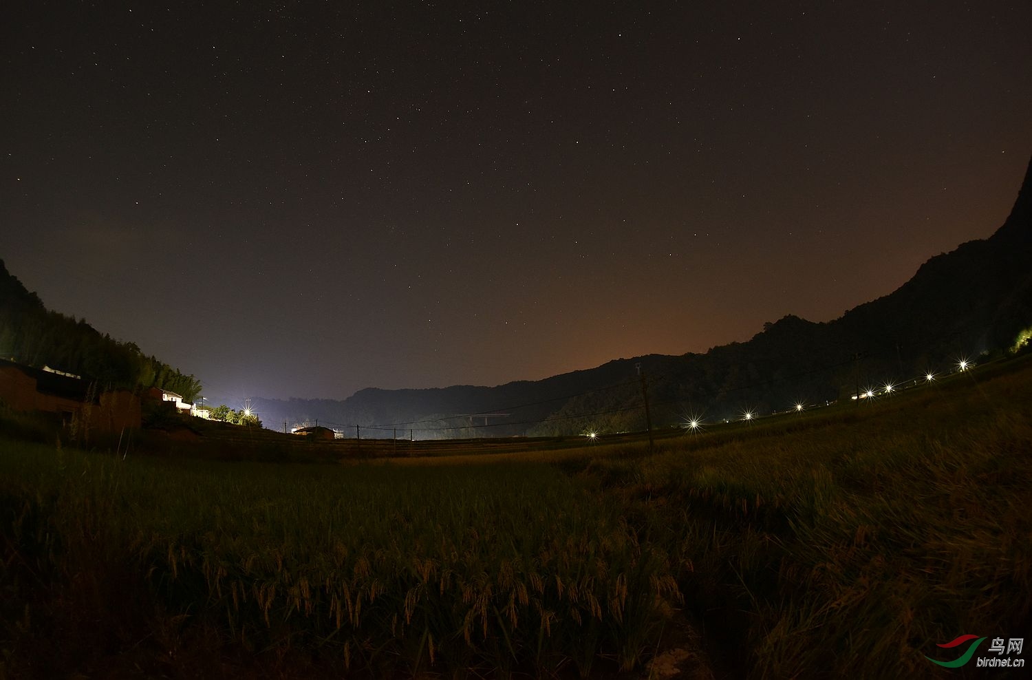 乡村夜景