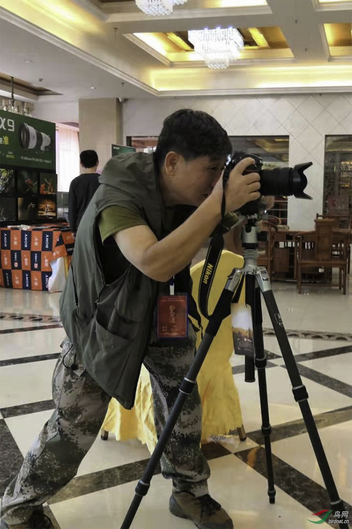 古山老师为鸟友拍�