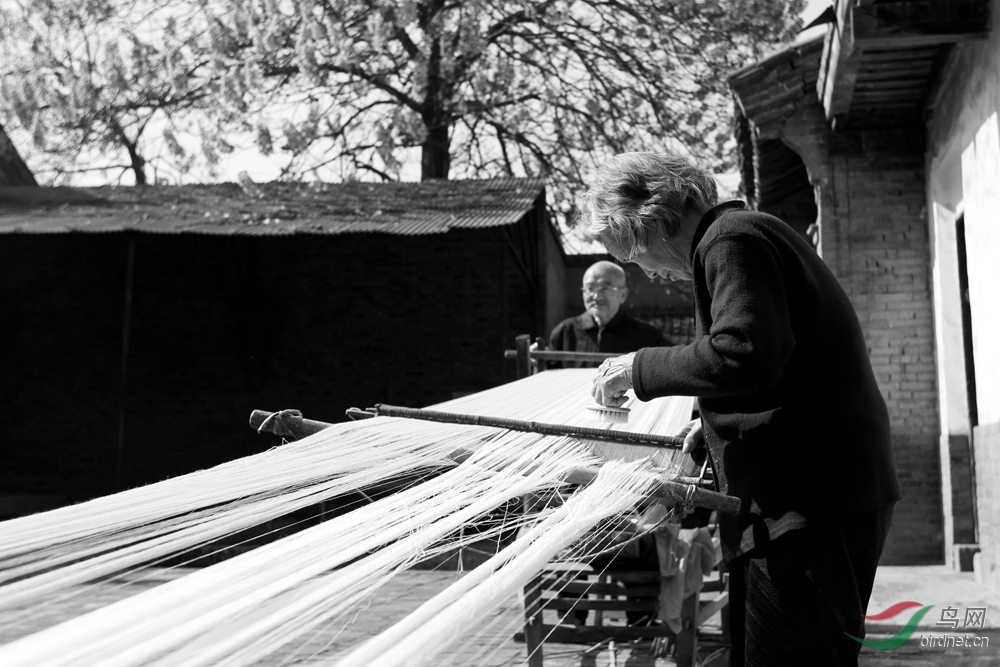 童年的记忆—纺纱织布