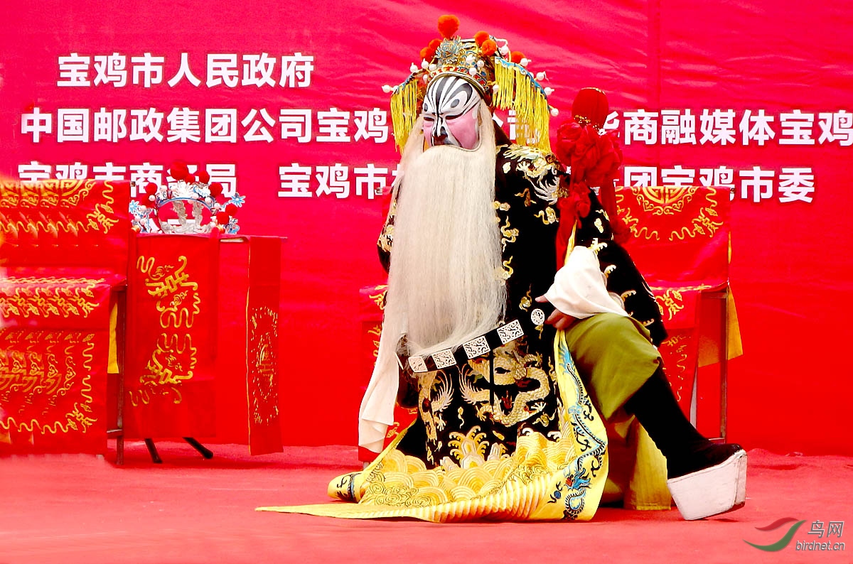 宝鸡年货大集助兴演出秦腔二进宫剧照欣赏