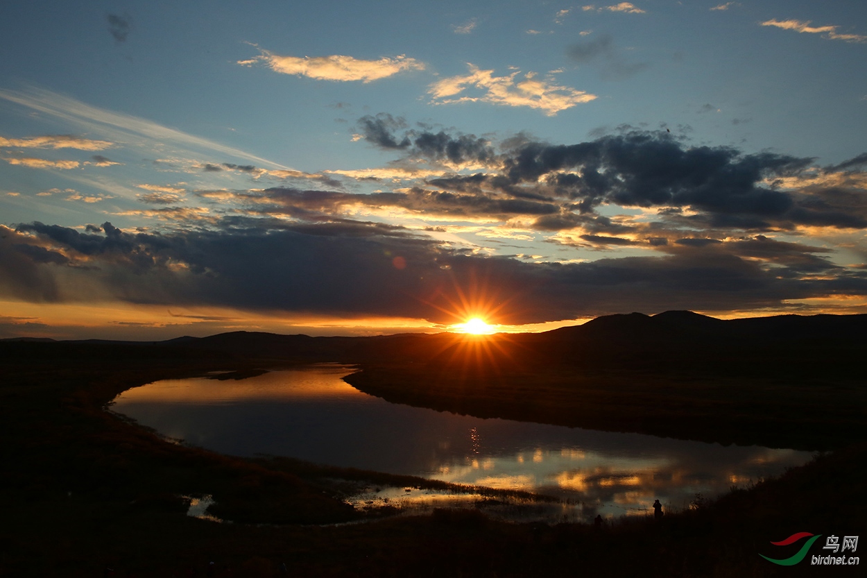 额尔古纳河日落