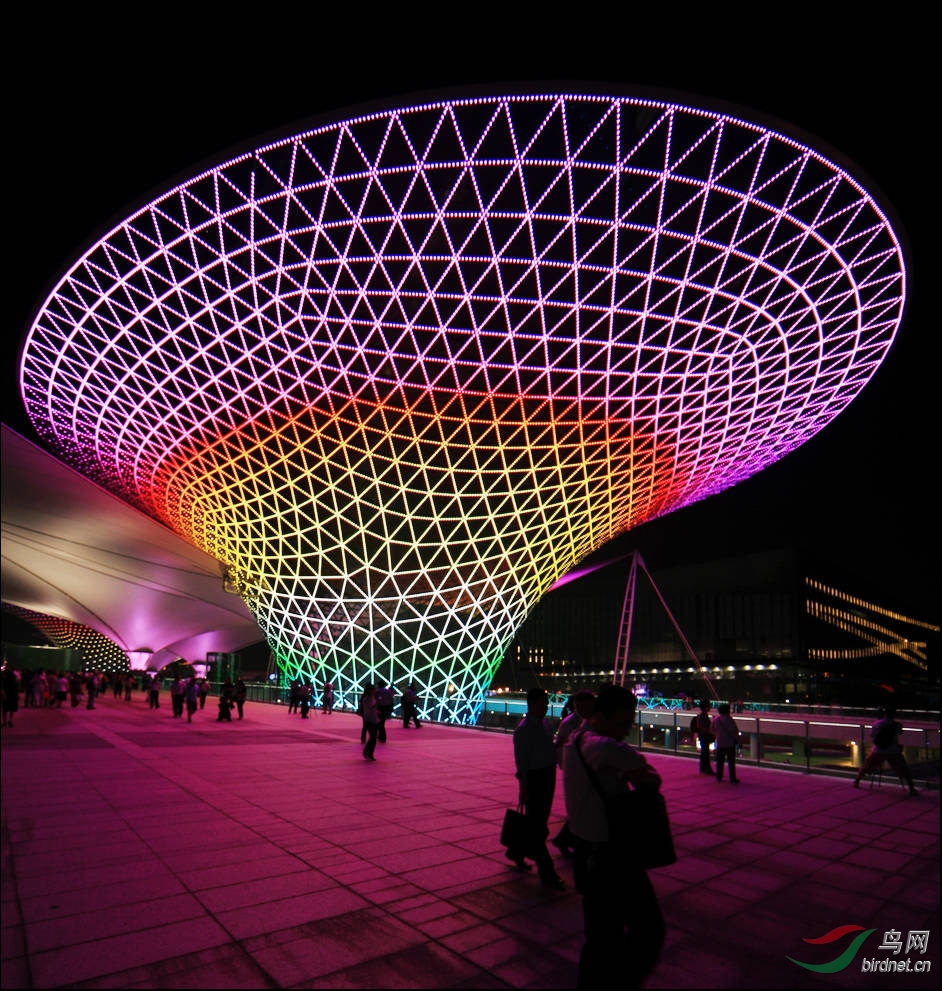 上海世博源夜景图片