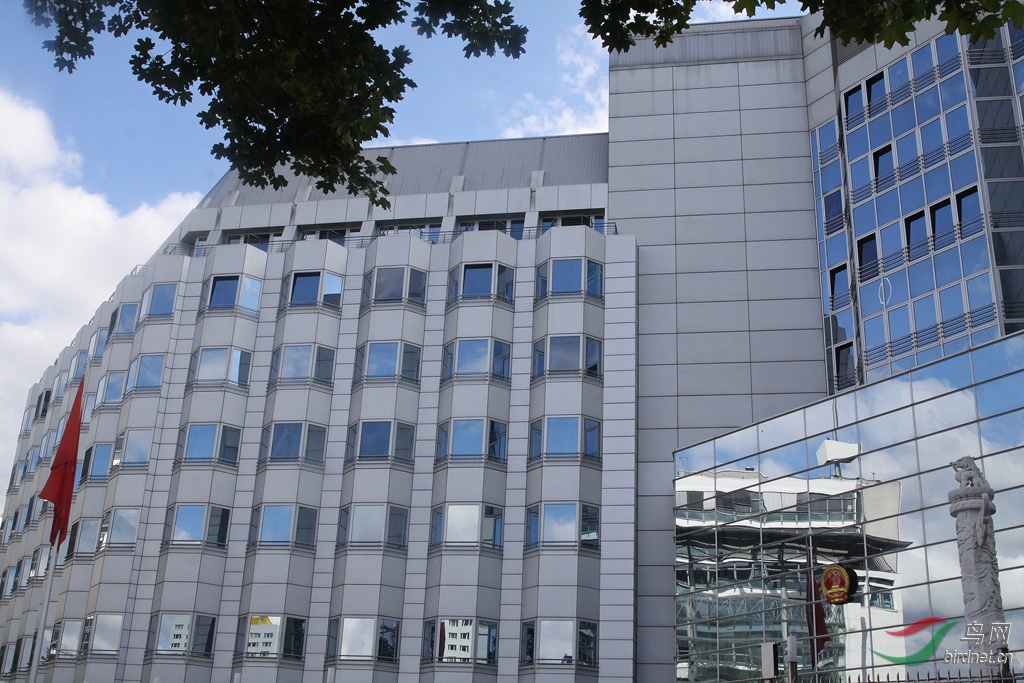 【19年游德国】大使馆外的华表