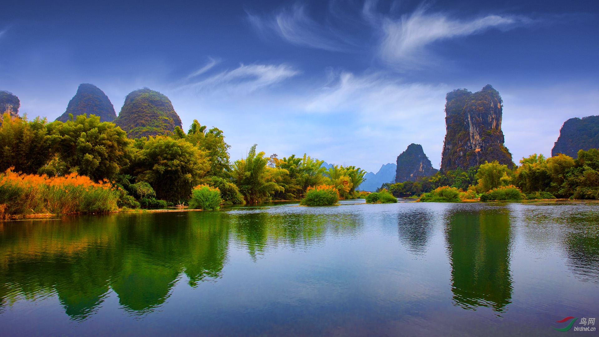 桂林山水图 真实图片