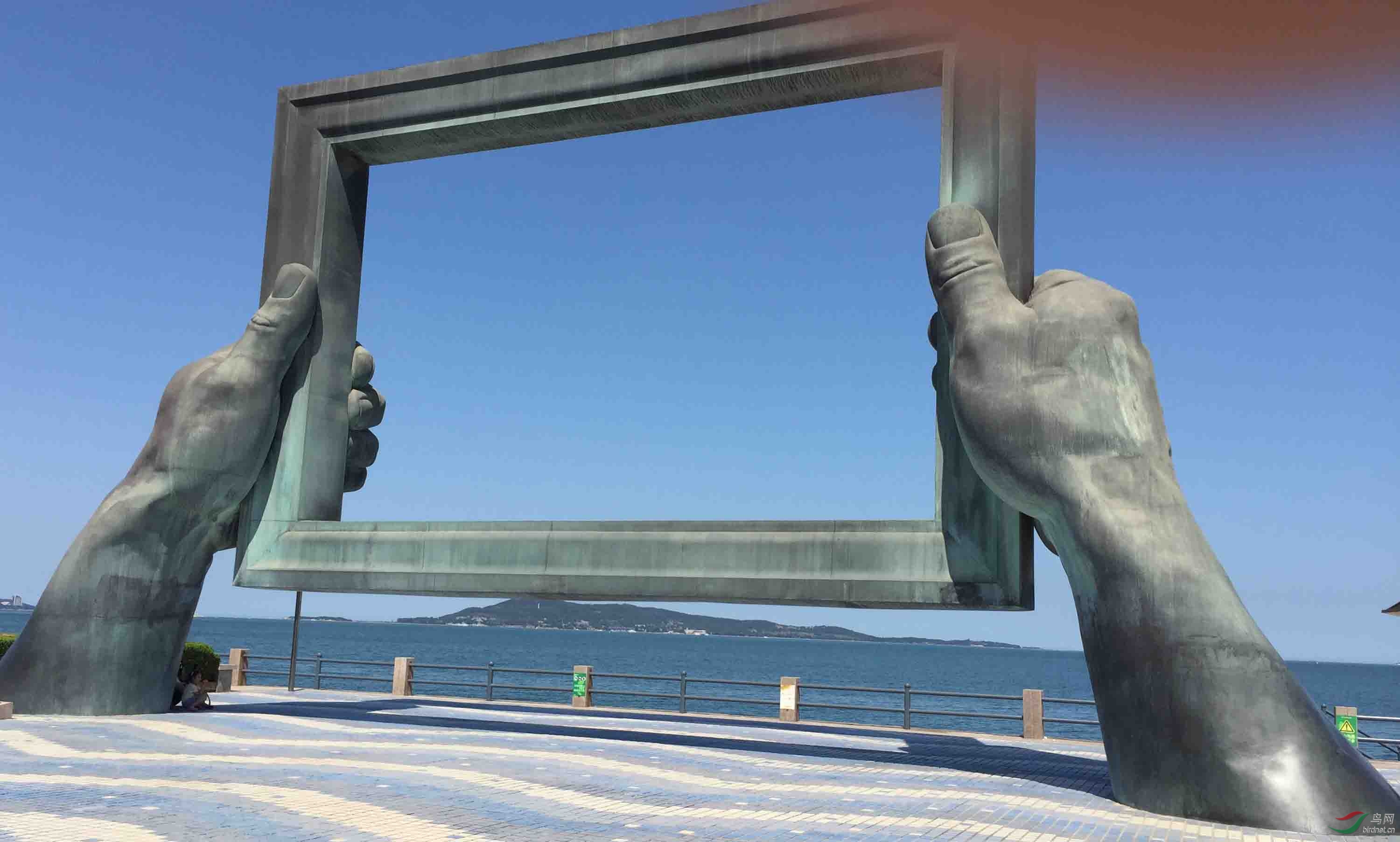 威海海边浴场雕塑