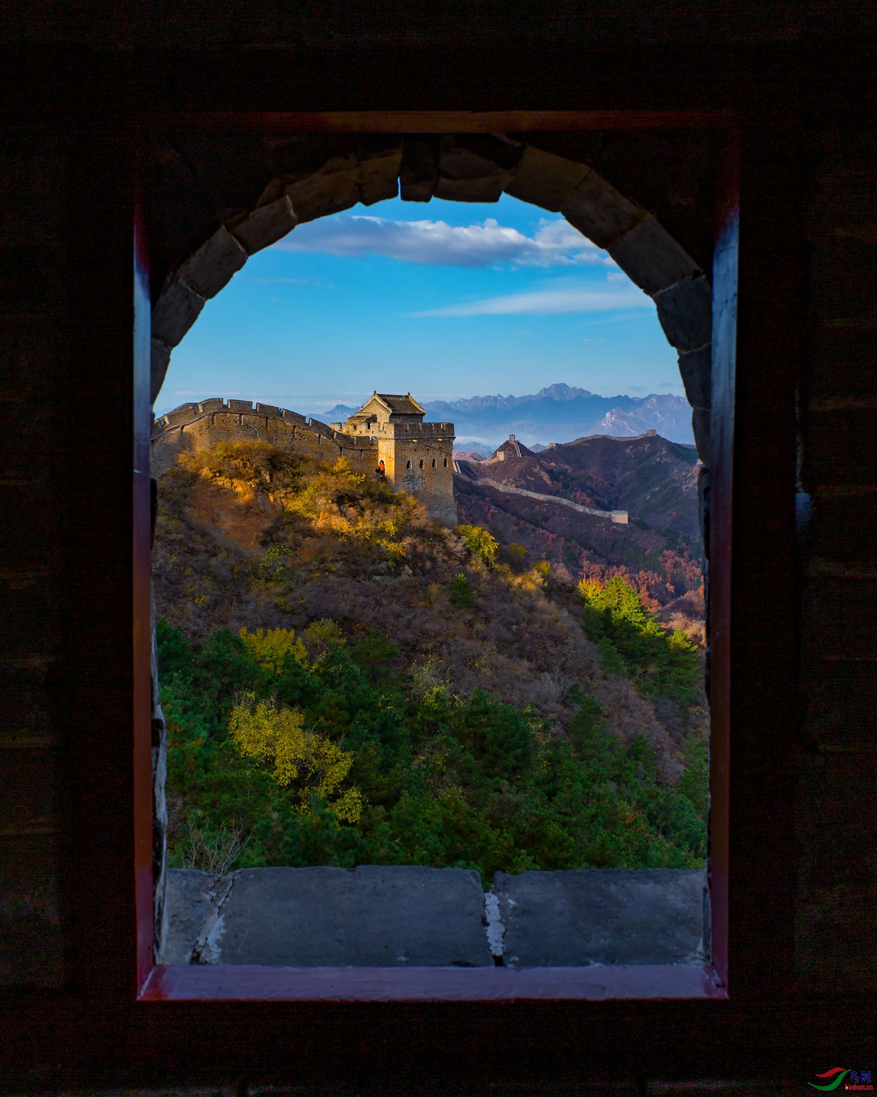 窗外的长城