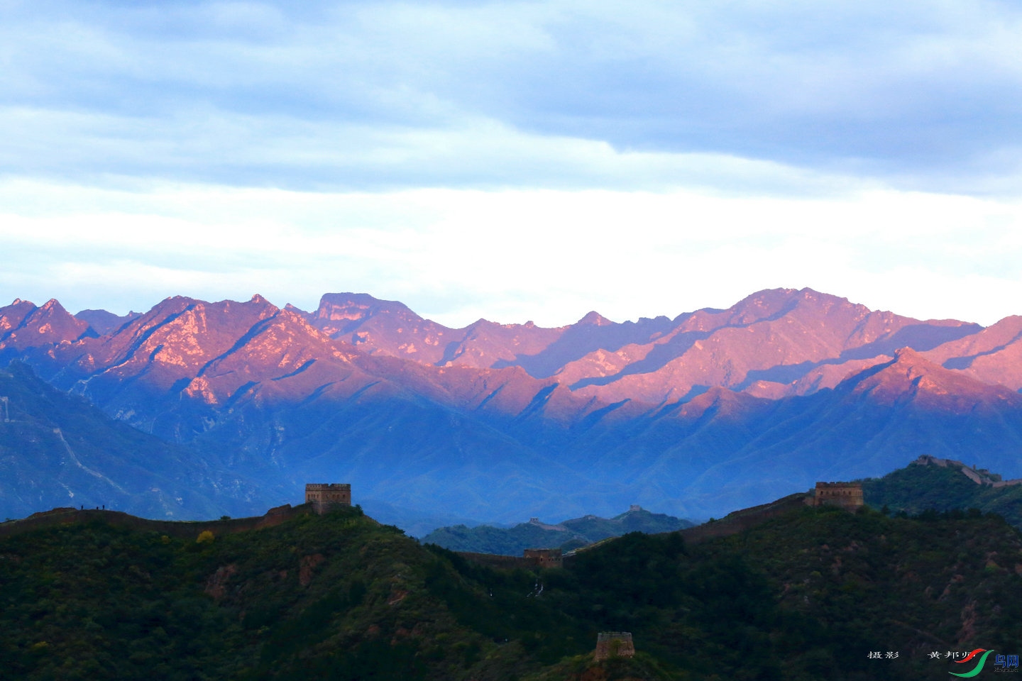 金山岭晨光