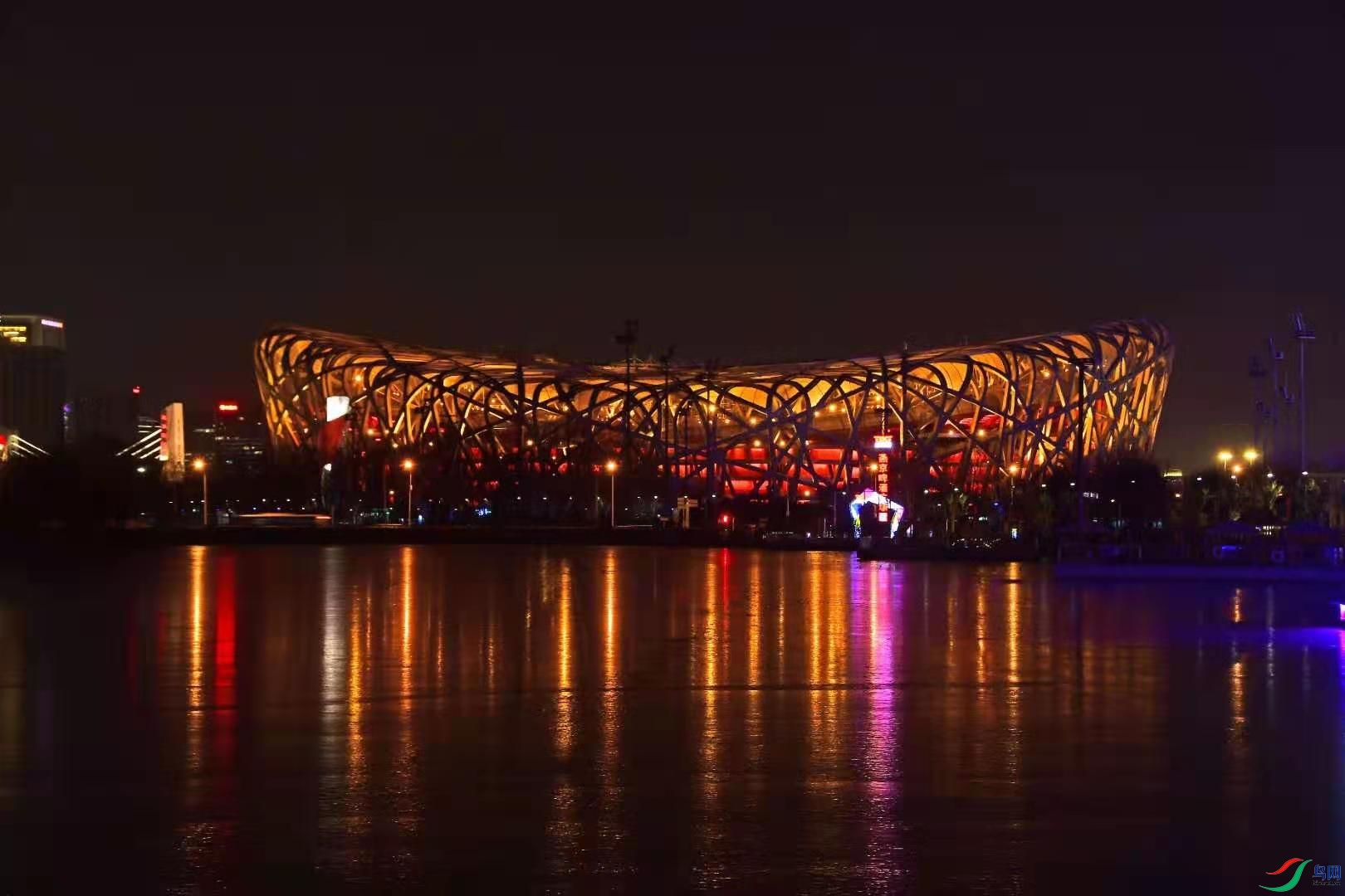 鸟巢夜景