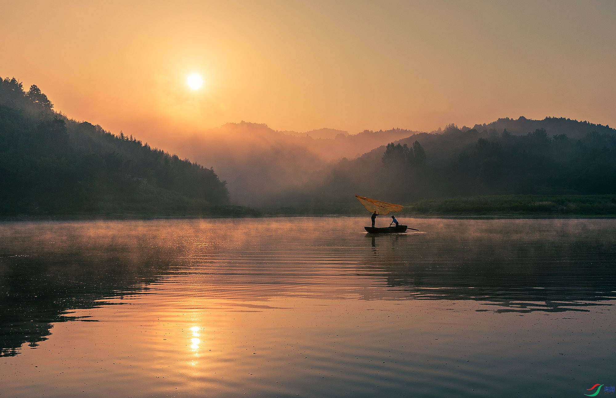 渔乡晨曦