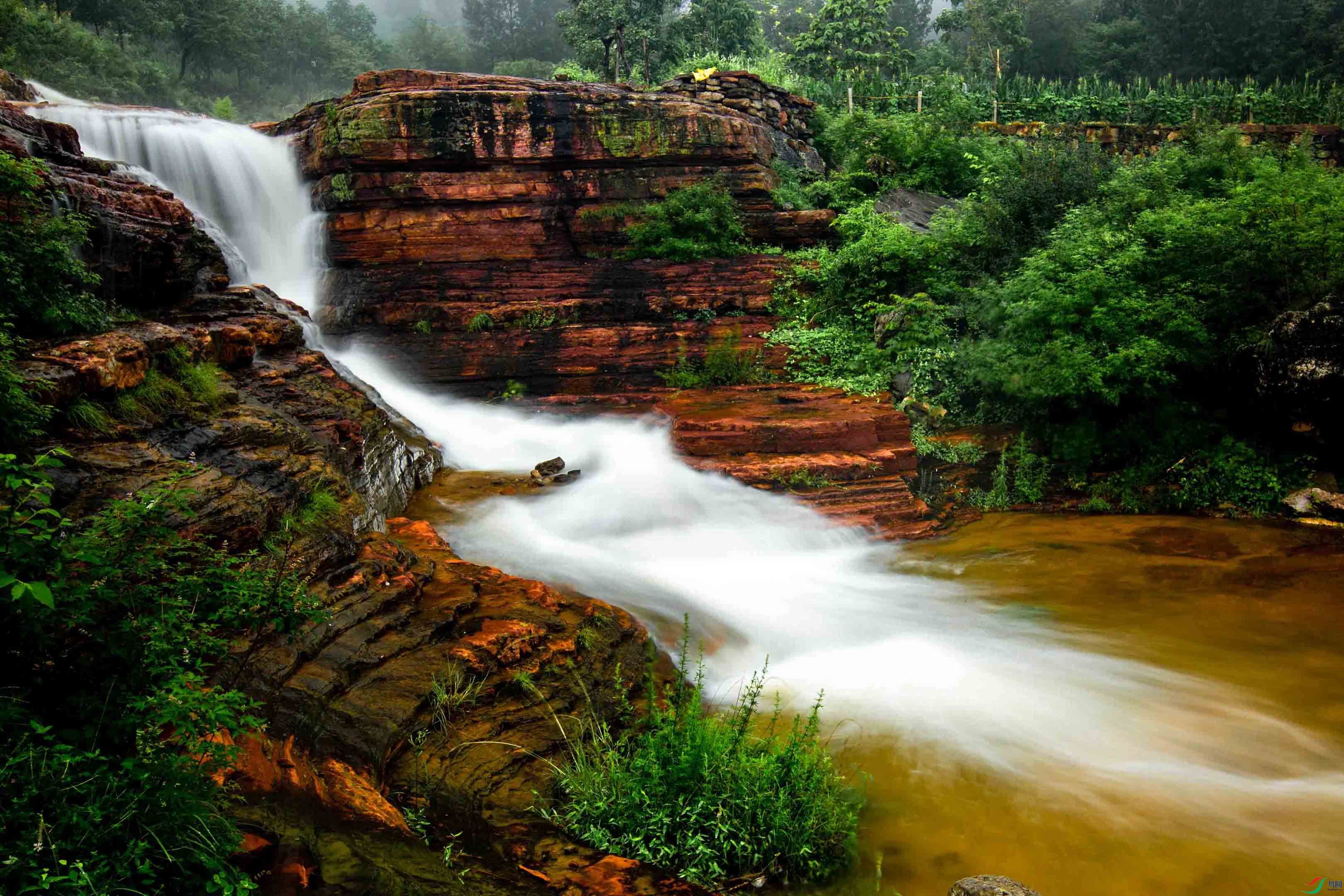 溪水潺潺,(祝贺鸟缘乐影老师荣获首页综合精华)