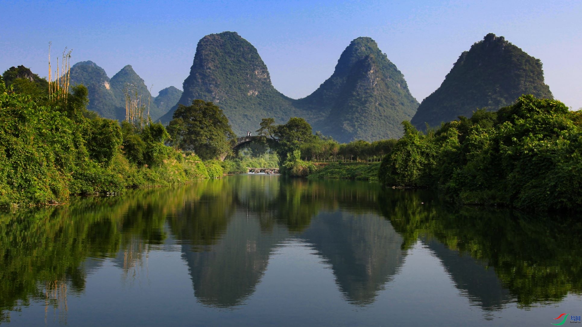 桂林(遇龙河小桥),(祝贺kjgblz老师荣获首页综合精华)